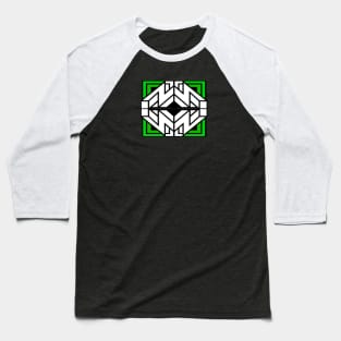 Puzzle Block 3D Green Baseball T-Shirt